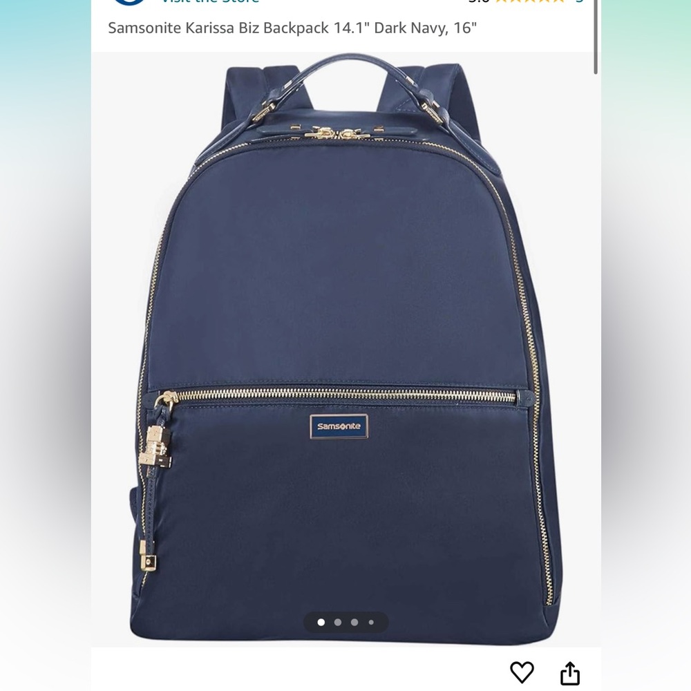 Samsonite Karrisa backpack used great condition blue